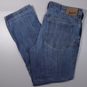 Duluth Trading Double Flex Ballroom Jeans Standard Fit Blue Men's 38x30
